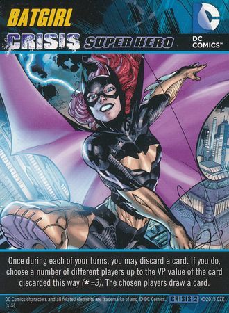 Batgirl Super Hero DC Deck Building Game Crisis 2 Batgirl Super Hero DC Deck Building Game Crisis 2