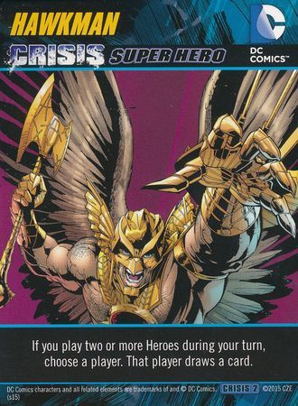 Hawkman Super Hero DC Deck Building Game Crisis 2 Hawkman Super Hero DC Deck Building Game Crisis 2