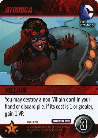 Atomica DC Deck Building Game Forever Evil Atomica DC Deck Building Game Forever Evil