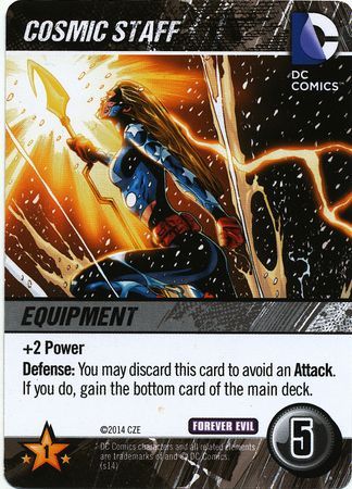 Cosmic Staff DC Deck Building Game Forever Evil Cosmic Staff DC Deck Building Game Forever Evil