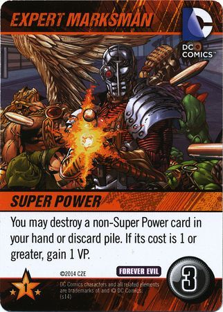 Expert Marksman DC Deck Building Game Forever Evil Forever Evil Expert Marksman DC Deck Building Game Forever Evil Forever Evil