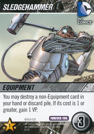 Sledgehammer DC Deck Building Game Forever Evil Forever Evil Sledgehammer DC Deck Building Game Forever Evil Forever Evil