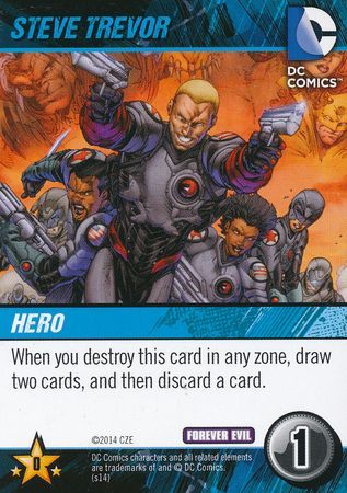 Steve Trevor DC Deck Building Game Forever Evil Steve Trevor DC Deck Building Game Forever Evil