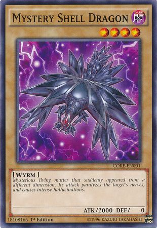 Mystery Shell Dragon CORE EN001 Common 1st Edition Mystery Shell Dragon CORE EN001 Common 1st Edition