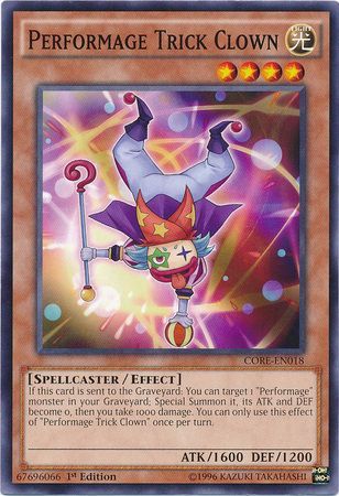 Performage Trick Clown CORE EN018 Common 1st Edition Clash of Rebellions 1st Edition Singles Performage Trick Clown CORE EN018 Common 1st Edition Clash of Rebellions 1st Edition Singles