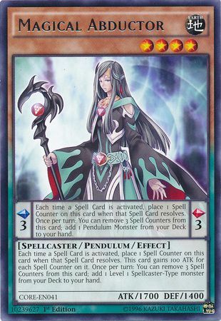 Magical Abductor CORE EN041 Rare 1st Edition Magical Abductor CORE EN041 Rare 1st Edition