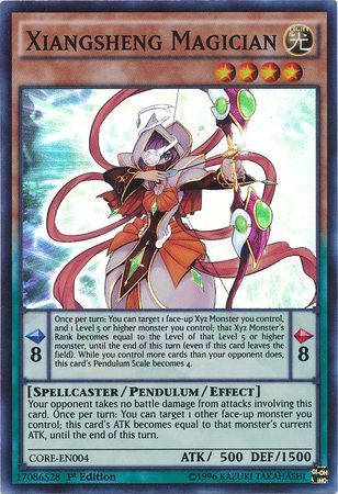 Xiangsheng Magician CORE EN004 Super Rare 1st Edition Xiangsheng Magician CORE EN004 Super Rare 1st Edition