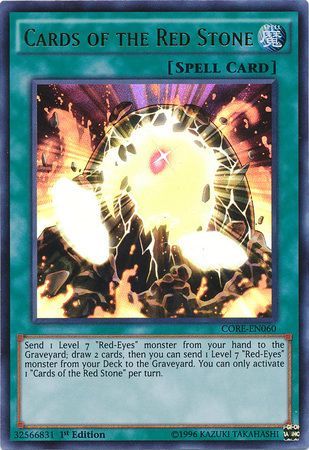 Cards of the Red Stone CORE EN060 Ultra Rare 1st Edition Clash of Rebellions 1st Edition Singles Cards of the Red Stone CORE EN060 Ultra Rare 1st Edition Clash of Rebellions 1st Edition Singles