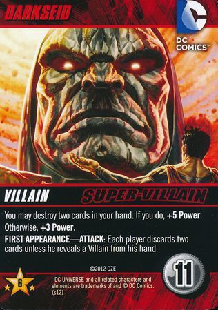 Darkseid DC Deck Building Game 2012 Darkseid DC Deck Building Game 2012