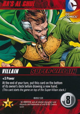 Ra s Al Ghul DC Deck Building Game 2012 Ra s Al Ghul DC Deck Building Game 2012