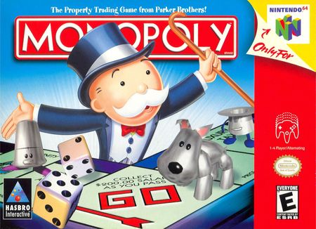 Monopoly Nintendo 64 Nintendo 64 N64 Monopoly Nintendo 64 Nintendo 64 N64