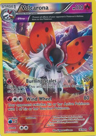 Volcarona 18 98 Rare Reverse Holo XY Ancient Origins Reverse Holo Singles Volcarona 18 98 Rare Reverse Holo XY Ancient Origins Reverse Holo Singles