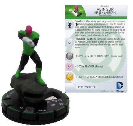 Abin Sur 046b War of Light DC Heroclix Abin Sur 046b War of Light DC Heroclix