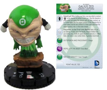 Galius Zed 059b War of Light DC Heroclix Galius Zed 059b War of Light DC Heroclix