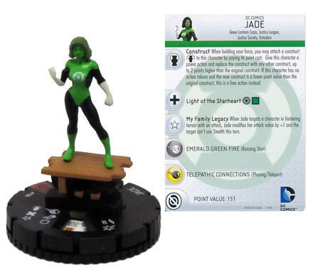 Jade 106 War of Light DC Heroclix War of Light Singles Jade 106 War of Light DC Heroclix War of Light Singles