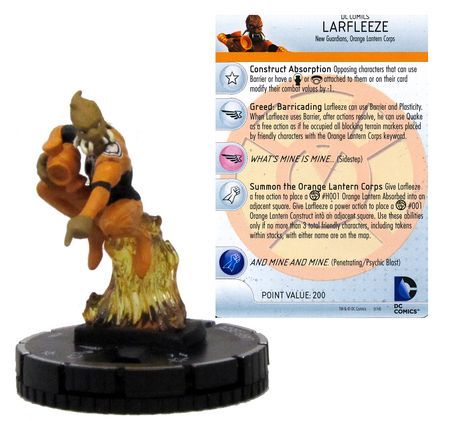 Larfleeze #109 War of Light DC Heroclix - HeroClix | TrollAndToad