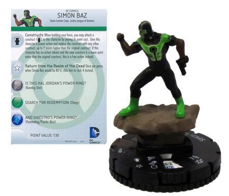 SIMON BAZ #108 War of Light DC HeroClix OP LE GREEN LANTERN CORPS