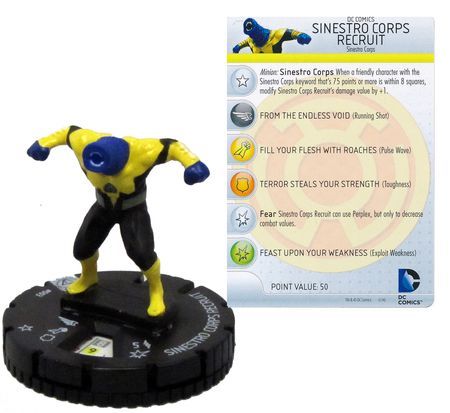 Sinestro Corps Recruit 003 War of Light DC Heroclix War of Light Singles Sinestro Corps Recruit 003 War of Light DC Heroclix War of Light Singles
