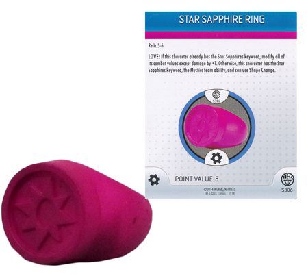 Star Sapphire Ring R306 War of Light DC Heroclix War of Light Singles Star Sapphire Ring R306 War of Light DC Heroclix War of Light Singles