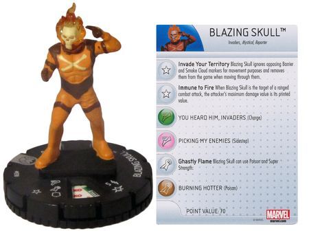 Blazing Skull 038 Nick Fury Agent of S H I E L D Marvel Heroclix Blazing Skull 038 Nick Fury Agent of S H I E L D Marvel Heroclix