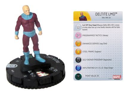 Deltite LMD 013 Nick Fury Agent of S H I E L D Marvel Heroclix Deltite LMD 013 Nick Fury Agent of S H I E L D Marvel Heroclix