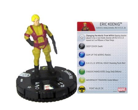 Eric Koenig 004b Nick Fury Agent of S H I E L D Marvel Heroclix Eric Koenig 004b Nick Fury Agent of S H I E L D Marvel Heroclix