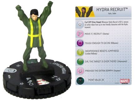 Hydra Recruit 014a Nick Fury Agent of S H I E L D Marvel Heroclix Marvel Nick Fury Agent of Shield Singles Hydra Recruit 014a Nick Fury Agent of S H I E L D Marvel Heroclix Marvel Nick Fury Agent of Shield Singles