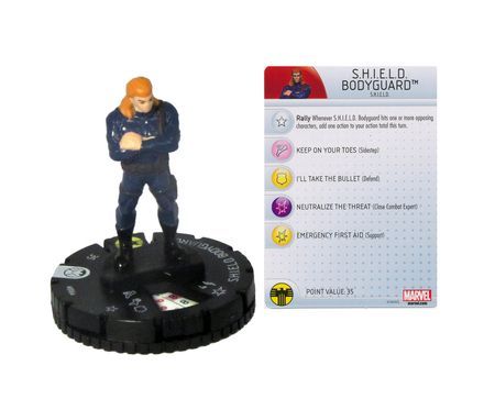 S H I E L D Bodyguard 006a Nick Fury Agent of S H I E L D Marvel Heroclix S H I E L D Bodyguard 006a Nick Fury Agent of S H I E L D Marvel Heroclix