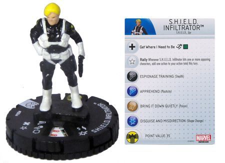 S H I E L D Infiltrator 004a Nick Fury Agent of S H I E L D Marvel Heroclix Marvel Nick Fury Agent of Shield Singles S H I E L D Infiltrator 004a Nick Fury Agent of S H I E L D Marvel Heroclix Marvel Nick Fury Agent of Shield Singles