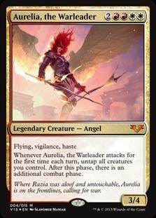 Aurelia the Warleader Foil 4 15 Aurelia the Warleader Foil 4 15