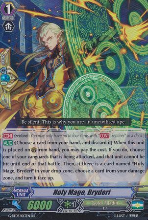Holy Mage Bryderi G BT03 013EN Double Rare RR Holy Mage Bryderi G BT03 013EN Double Rare RR