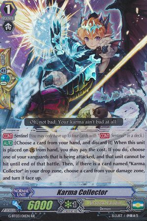 Karma Collector G BT03 011EN Double Rare RR Karma Collector G BT03 011EN Double Rare RR