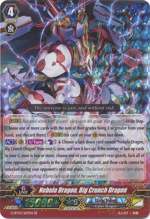 Nebula Dragon Big Crunch Dragon G BT03 S07EN Special Parallel SP Nebula Dragon Big Crunch Dragon G BT03 S07EN Special Parallel SP