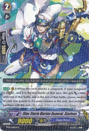 Blue Storm Marine General Starless BT16 056EN Rare R Vol 16 Legion of Dragons Blades Ver E Singles Blue Storm Marine General Starless BT16 056EN Rare R Vol 16 Legion of Dragons Blades Ver E Singles