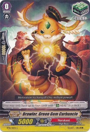 Brawler Green Gem Carbuncle BT16 111EN Common C Brawler Green Gem Carbuncle BT16 111EN Common C
