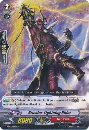 Brawler Lightning Rider BT16 094EN Common C Vol 16 Legion of Dragons Blades Ver E Singles Brawler Lightning Rider BT16 094EN Common C Vol 16 Legion of Dragons Blades Ver E Singles
