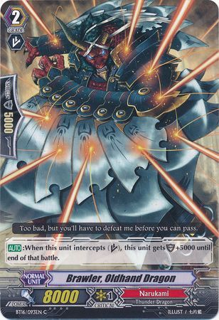 Brawler Oldhand Dragon BT16 093EN Common C Vol 16 Legion of Dragons Blades Ver E Singles Brawler Oldhand Dragon BT16 093EN Common C Vol 16 Legion of Dragons Blades Ver E Singles