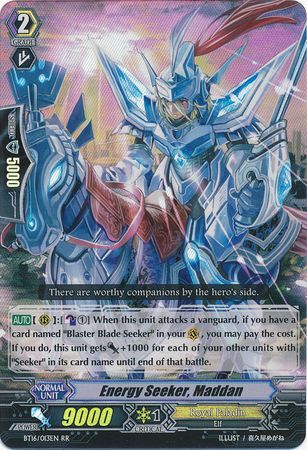 Energy Seeker Maddan BT16 013EN Double Rare RR Vol 16 Legion of Dragons Blades Ver E Singles Energy Seeker Maddan BT16 013EN Double Rare RR Vol 16 Legion of Dragons Blades Ver E Singles