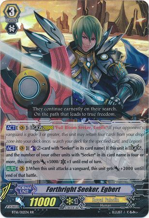 Forthright Seeker Egbert BT16 012EN Double Rare RR Forthright Seeker Egbert BT16 012EN Double Rare RR