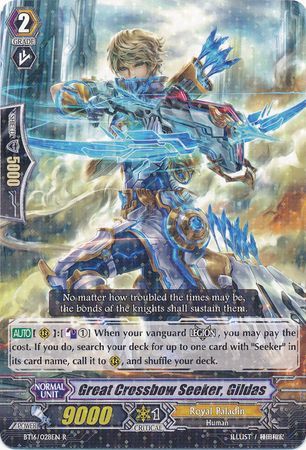 Great Crossbow Seeker Gildas BT16 028EN Rare R Vol 16 Legion of Dragons Blades Ver E Singles Great Crossbow Seeker Gildas BT16 028EN Rare R Vol 16 Legion of Dragons Blades Ver E Singles