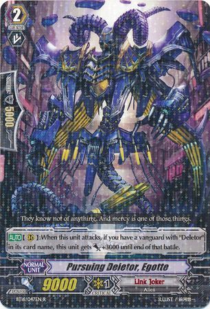 Pursuing Deletor Egotte BT16 047EN Rare R Vol 16 Legion of Dragons Blades Ver E Singles Pursuing Deletor Egotte BT16 047EN Rare R Vol 16 Legion of Dragons Blades Ver E Singles