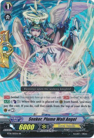 Seeker Plume Wall Angel BT16 015EN Double Rare RR Seeker Plume Wall Angel BT16 015EN Double Rare RR