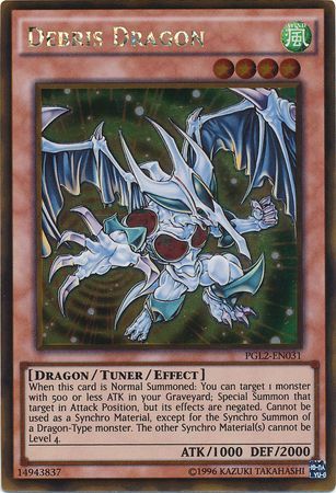 Debris Dragon PGL2 EN031 Gold Rare Unlimited Debris Dragon PGL2 EN031 Gold Rare Unlimited