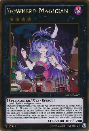 Downerd Magician PGL2 EN047 Gold Rare Unlimited Downerd Magician PGL2 EN047 Gold Rare Unlimited