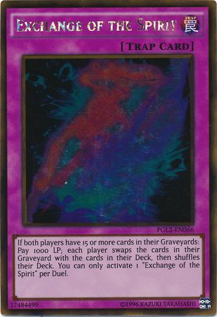 Exchange of the Spirit PGL2 EN066 Gold Rare Unlimited Exchange of the Spirit PGL2 EN066 Gold Rare Unlimited