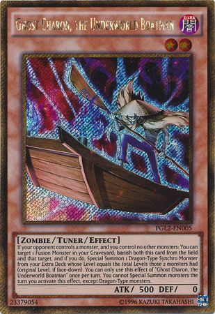 Ghost Charon the Underworld Boatman PGL2 EN005 Gold Secret Rare Unlimited Premium Gold Return of the Bling Unlimited Singles Ghost Charon the Underworld Boatman PGL2 EN005 Gold Secret Rare Unlimited Premium Gold Return of the Bling Unlimited Singles