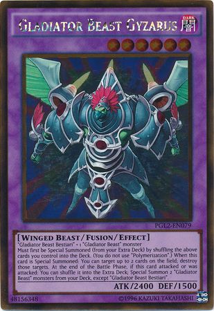 Gladiator Beast Gyzarus PGL2 EN079 Gold Rare Unlimited Gladiator Beast Gyzarus PGL2 EN079 Gold Rare Unlimited