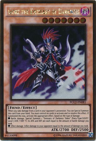 Gorz the Emissary of Darkness PGL2 EN081 Gold Rare Unlimited Premium Gold Return of the Bling Unlimited Singles Gorz the Emissary of Darkness PGL2 EN081 Gold Rare Unlimited Premium Gold Return of the Bling Unlimited Singles