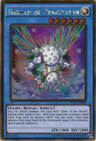 Herald of Perfection PGL2 EN085 Gold Rare Unlimited Premium Gold Return of the Bling Unlimited Singles Herald of Perfection PGL2 EN085 Gold Rare Unlimited Premium Gold Return of the Bling Unlimited Singles