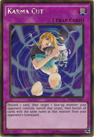 Karma Cut PGL2 EN067 Gold Rare Unlimited Karma Cut PGL2 EN067 Gold Rare Unlimited